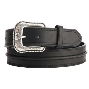 Black Half Center Bump Belt by Ariat