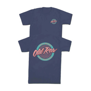 Circle Logo Short Sleeve Pocket Tee Shirt in Midnight by Old Row