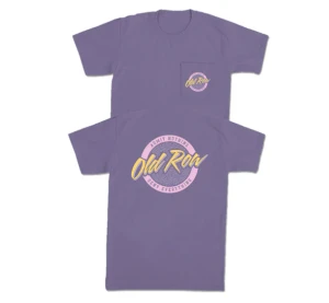 Men's Circle Logo Pocket Short Sleeve Graphic Tee Shirt by Old Row