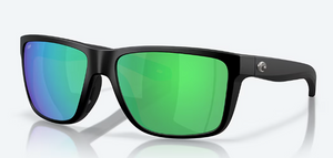 Broadbill II Sunglasses with Matte Black Frames and 580P Green Mirror Lenses by Costa Del Mar