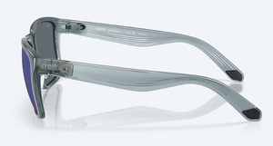 Los Alijos Sunglasses with Translucent Deep Blue Frames and 580P Blue Mirror Lenses by Costa Del Mar