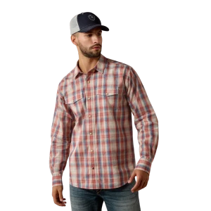 Men's Retro Hodge Fitted Snap Long Sleeve Shirt by Ariat