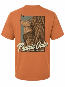 Yellow Lab In Blind by Prairie Oaks