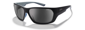 Caddis Sunglasses with Matte Black Frames and Dark Grey Lenses by Zeal