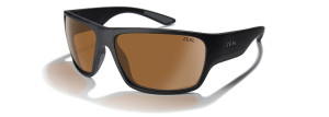 Decker Sunglasses with Matte Black Frames and Copper Lenses by Zeal