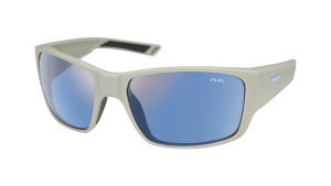 Bucktail Sunglasses with Matte Grey Frames and Horizon Blue by Zeal
