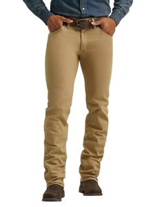 Premium Performance Tough Comfort Cowboy Cut Slim Fit Canvas Jeans by Wrangler