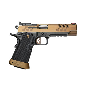 Kimber 2K11 Target 9mm Luger Caliber 5" Barrel Handgun with Coyote Brown/Matte Black Finish