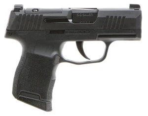 Sig Sauer P365 Tactical Optics Ready PAC 9mm Caliber 3.1" Length with Black Finish & Three 12 Round Mags