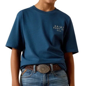 Youth Drop Down Eagle Short Sleeve Graphic Tee Shirt by Ariat