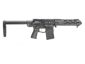 Springfield Armory Edge Evac 5.56 NATO Caliber 7.5" Barrel Semi Auto Black Finish Handgun with Foldable Stock