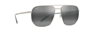 Shark's Cove Sunglasses with Titanium Frames and Neutral Grey Lens by Maui Jim