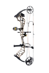 Species XT RTH Compound Bow with Picatinny Mounted 4 Pin Sight by Bear Archery
