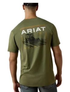 Made For Farming Short Sleeve Tee Shirt in Green by Ariat