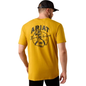 Men's Farm League Classic Gold Short Sleeve Tee by Ariat