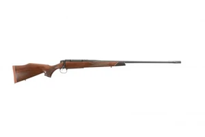 Weatherby 307 Adventure SD 22 Creedmoor Bolt Action Rifle with 24 Inch Graphite Black Fluted Threaded Barrel and 2 Inch Brake in Walnut and Rosewood Stock