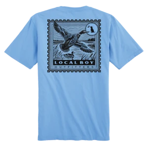Duck Stamp Short Sleeve T-shirt by Localboy