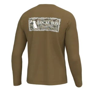 Sand Dog and Moon Blend Long Sleeve Tee by Local Boy