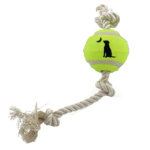 Rope and Tennis Ball Dog Toy by Local Boy
