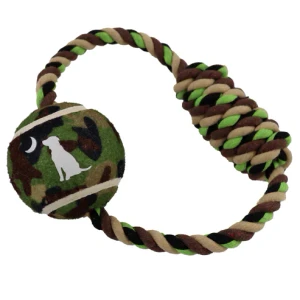 Camo Rope Circle Dog Toy by Local Boy
