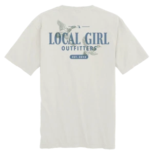 Womens LocalGirl Lucky Ducks Short Sleeve T-shirt