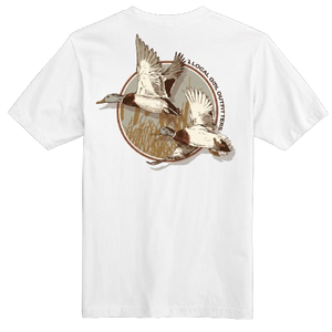 Womens LG Mallard Pair Short Sleeve Tee Shirt by Local Boy