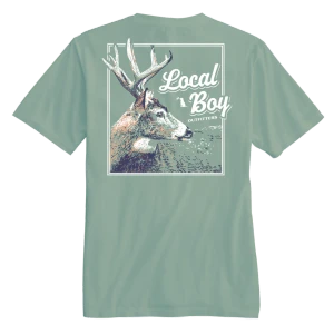 Youth Stag Profile Short Sleeve T-shirt by Localboy