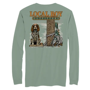 Youth Spaniel Stand Long Sleeve T-shirt by Localboy