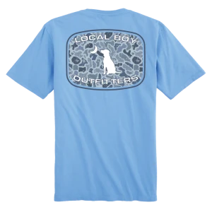 Distressed LCF Cobalt Short Sleeve T-shirt by Localboy