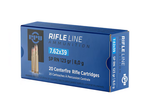 PPU 2,461 fps 7.62x39mm 123 Grain Soft Point Rifle Ammunition