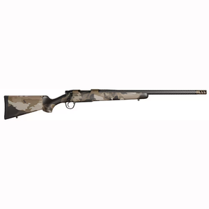 Ridgeline FFT 6.8 Western Bolt Action Rifle with 20 Inch Threaded Barrel in Barren Dune Camo Stock