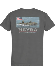 Men's American Hunter Short Sleeve Graphic Tee Shirt by Heybo