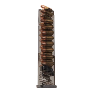Carbon Smoke 19rd (9mm) mag for Glock 43X, 48 by ETS Group