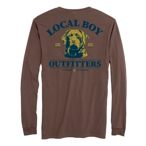 Men's Buster Long Sleeve Graphic Tee Shirt by Local Boy