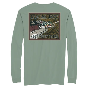 Men's Quack Stack Long Sleeve Graphic Tee Shirt by Local Boy
