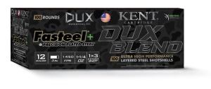 KENT DUX Edition 1450fps 12ga 3" 1-1/4oz #1/3 Fasteel+ Shotgun Ammunition