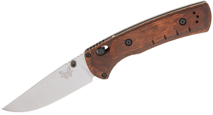 Wood Slipridge AXIS 3.5" Clip Point Blade Folding Knife by Benchmade