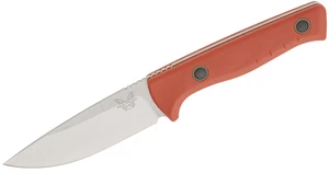 Rust Orange Slipridge 3.7" Drop Point Blade Fixed Knife by Benchmade