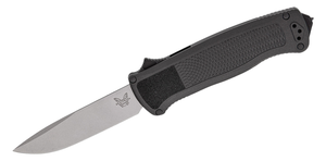 Black Shootout AUTO Drop Point 3.51" Blade Out the Front Knife by Benchmade