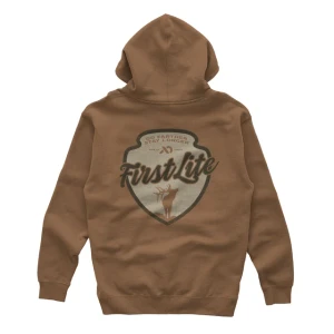 Men's Bugle Badge Graphic Pullover Hoody by First Lite