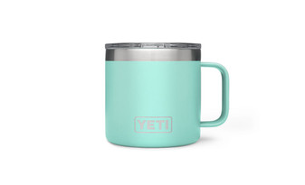 Yeti Rambler 14 Mug - Seafoam front