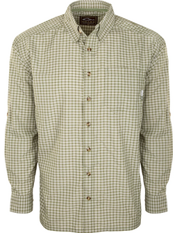 FeatherLite Check Long-Sleeve Button Up by Drake