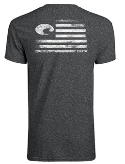 Pride Short Sleeve Tee by Costa Del Mar in Charcoal