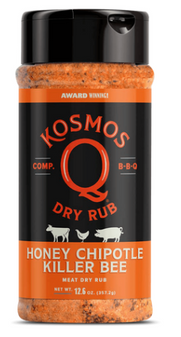 16oz Spicy Killer Bee Chipotle Honey Rub by Kosmos BBQ