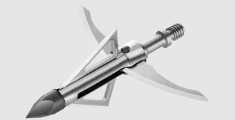 100gr Gravedigger Chisel Tip 4 Blade Broadhead by Bloodsport