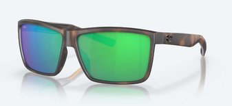 Rinconcito Matte Tort Sunglasses with Green Mirror Polarized Polycarbonate