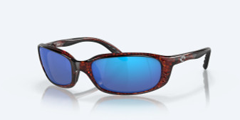 Brine Tortoise - Blue Mirror Polarized Sunglasses by Costa Del Mar