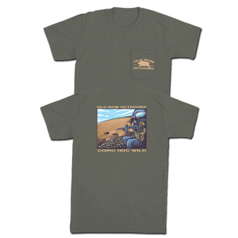 Outdoors Hog Wild Pocket Short Sleeve Tee Shirt by Old Row