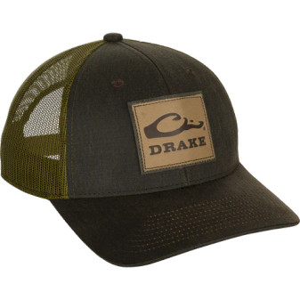 Leather Patch Mesh Cap by Drake
