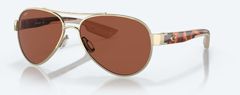 Loreto Rose Gold - Copper Polarized Polycarbonate Sunglasses by Costa Del Mar